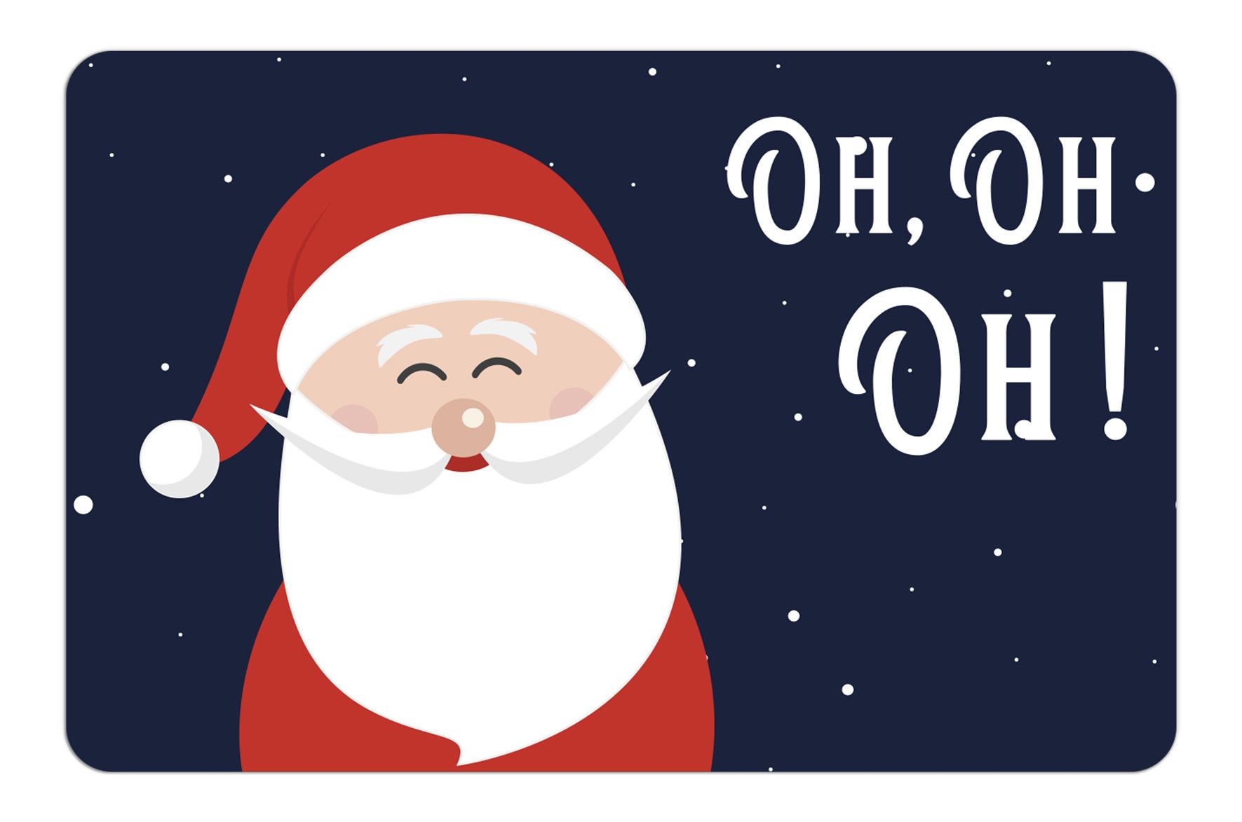 SET DE TABLE PERE NOEL OH OH OH 45X30CM