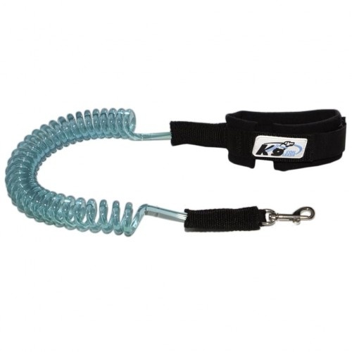 Coleira espiral turquesa para cães