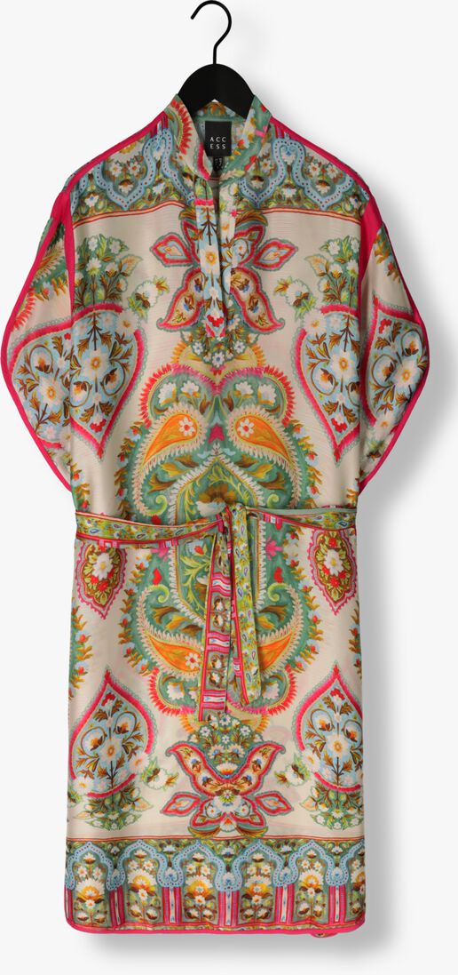 ACCESS multi access midi jurk dress printed loose