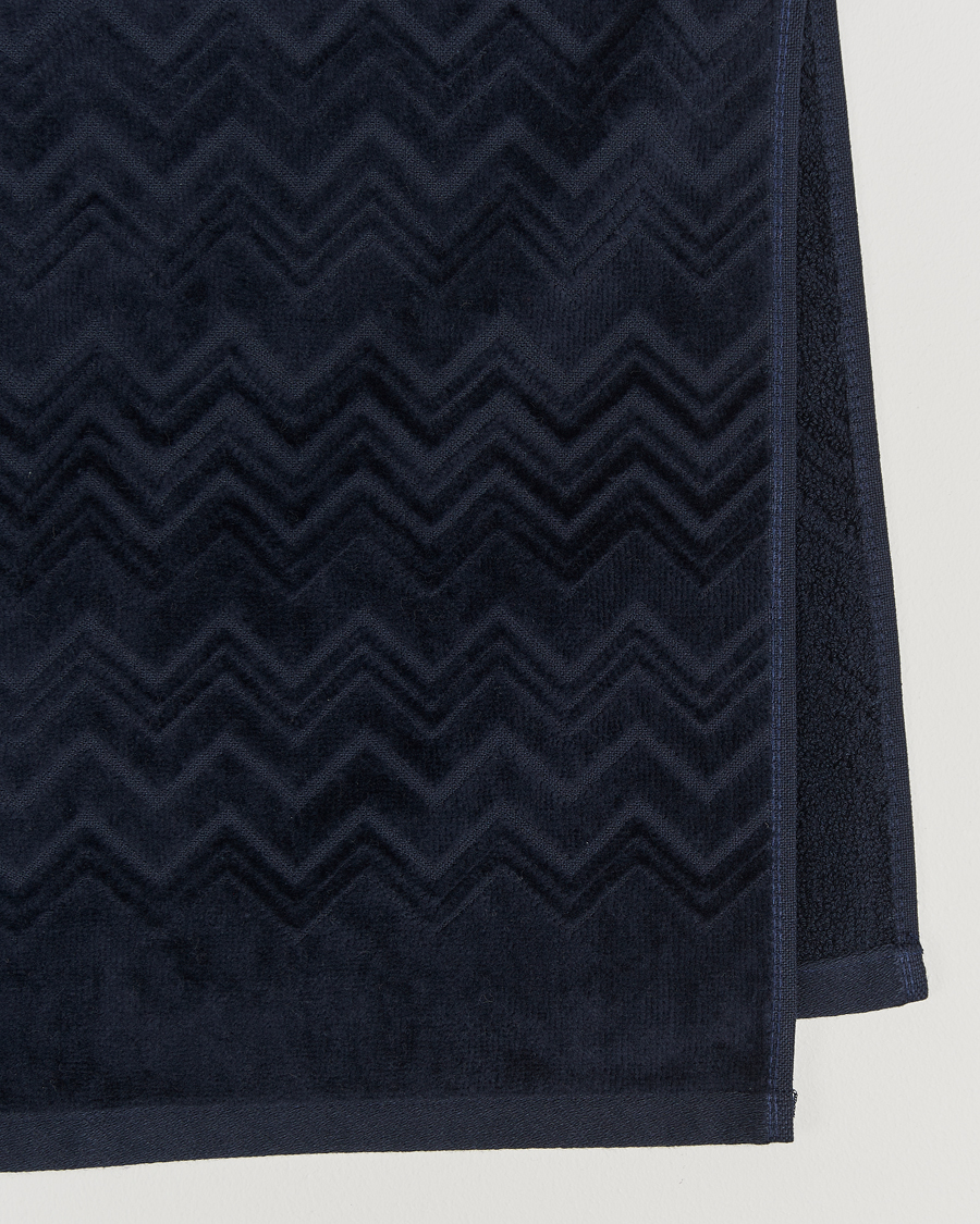 Missoni Home Chalk Hand Towel 40x70cm Navy