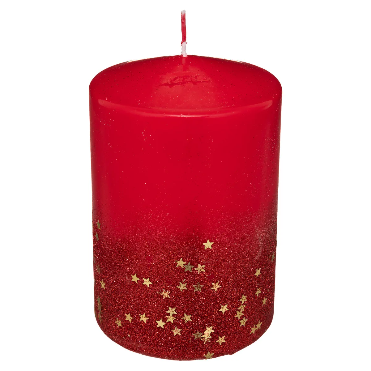 Fééric Christmas Bougie Paillettes Rouge