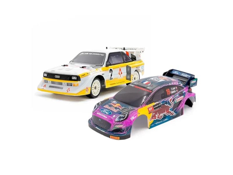 Carisma Rally GT24 Audi Quattro S1 / Ford Puma 4 x 4 RTR, 1 Mini-Rallylegende mit Brushless-Power und Allrad