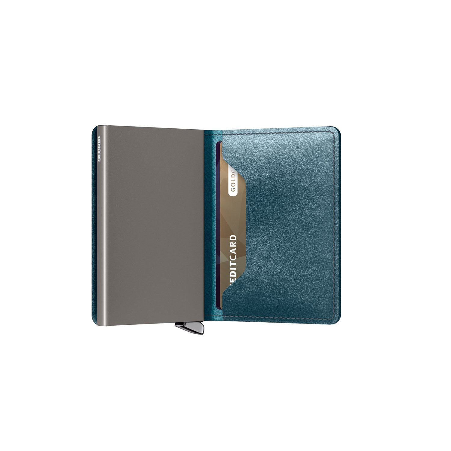 Secrid Slimwallet Portemonnee Dusk teal