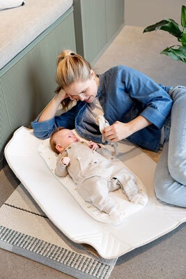 Voksi Carry Me Softbag, Grey Cream