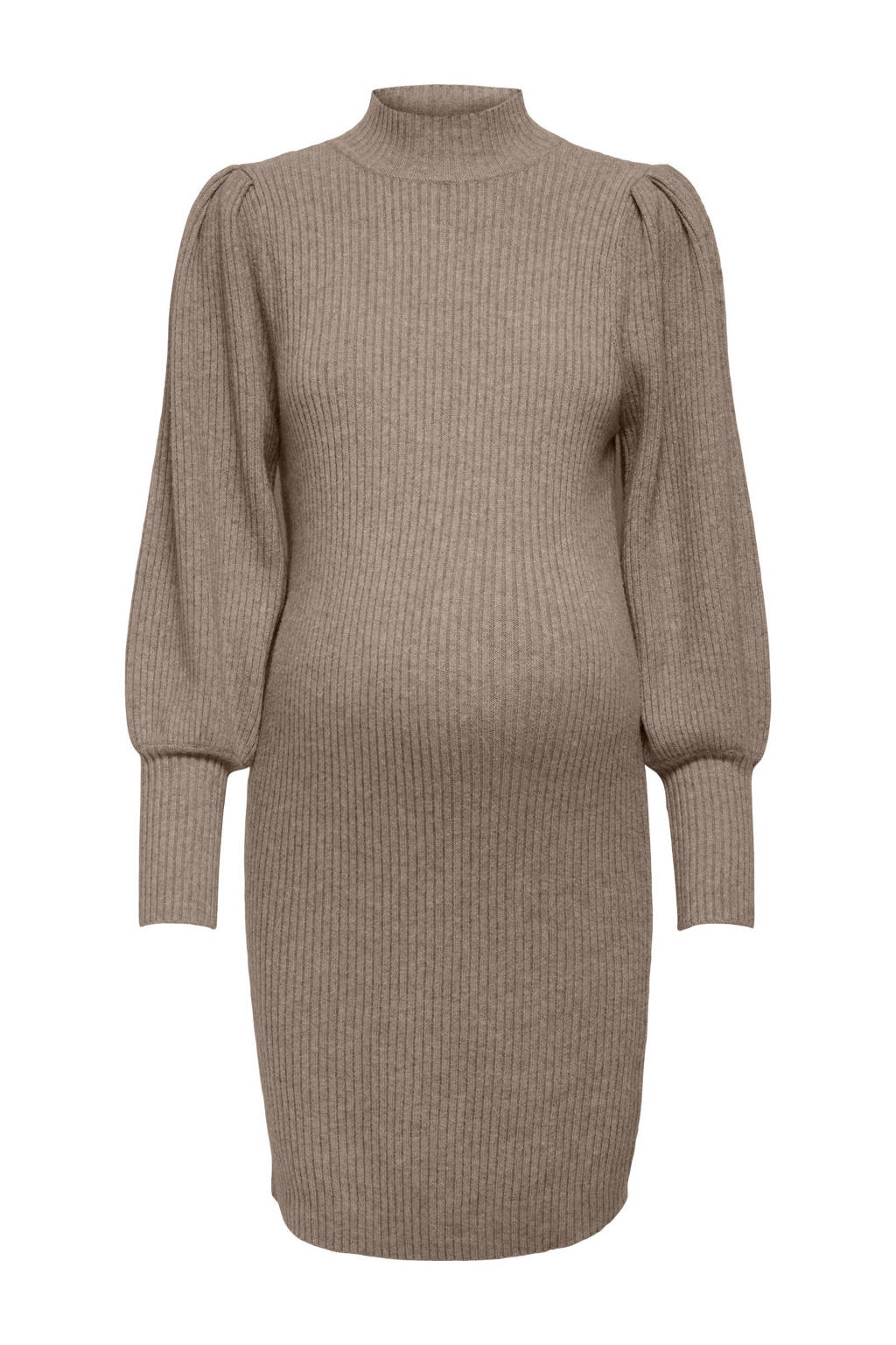ONLY MATERNITY zwangerschapsjurk OLMKATIA taupe