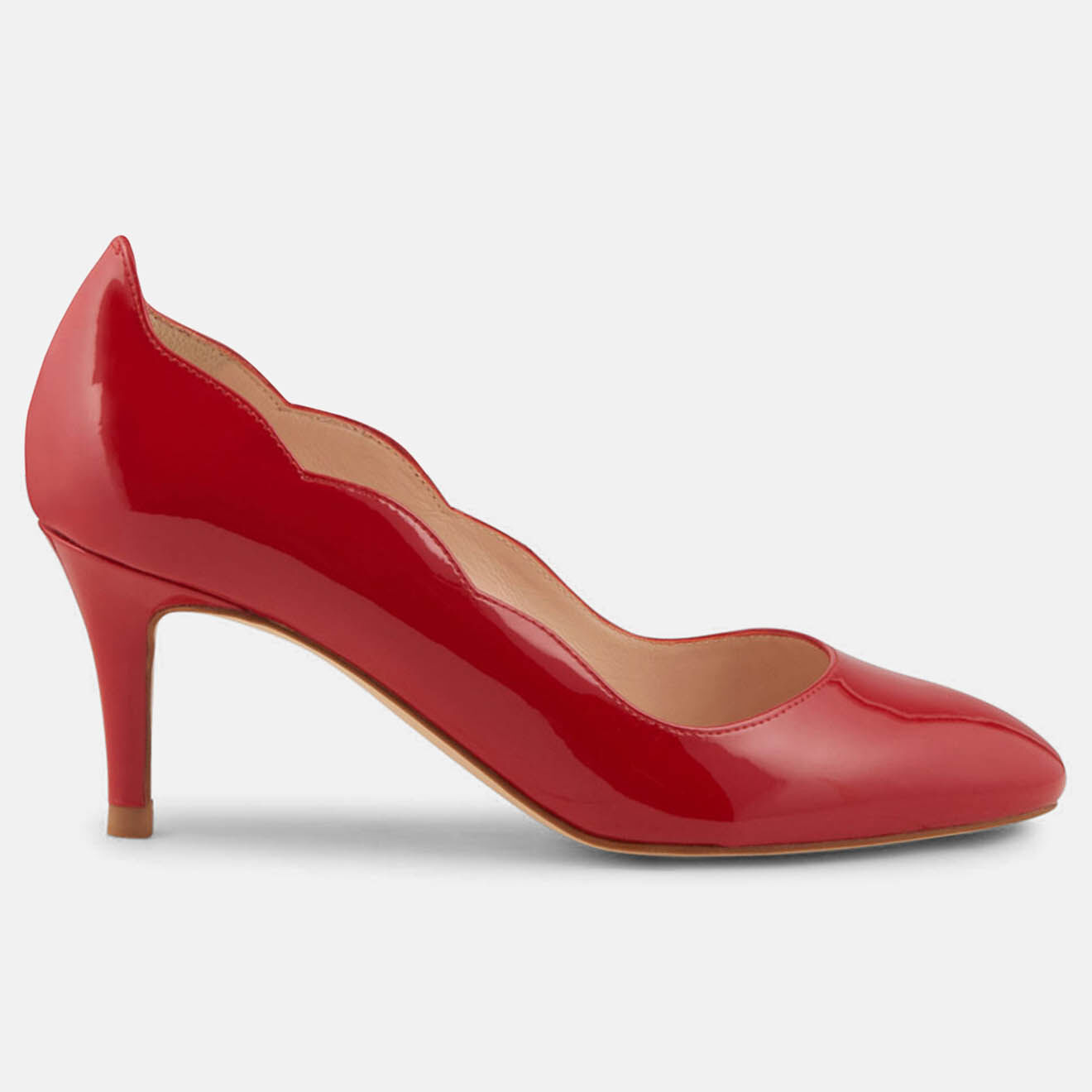Minelli Escarpins en Cuir Elo rouges - Talon 6 cm