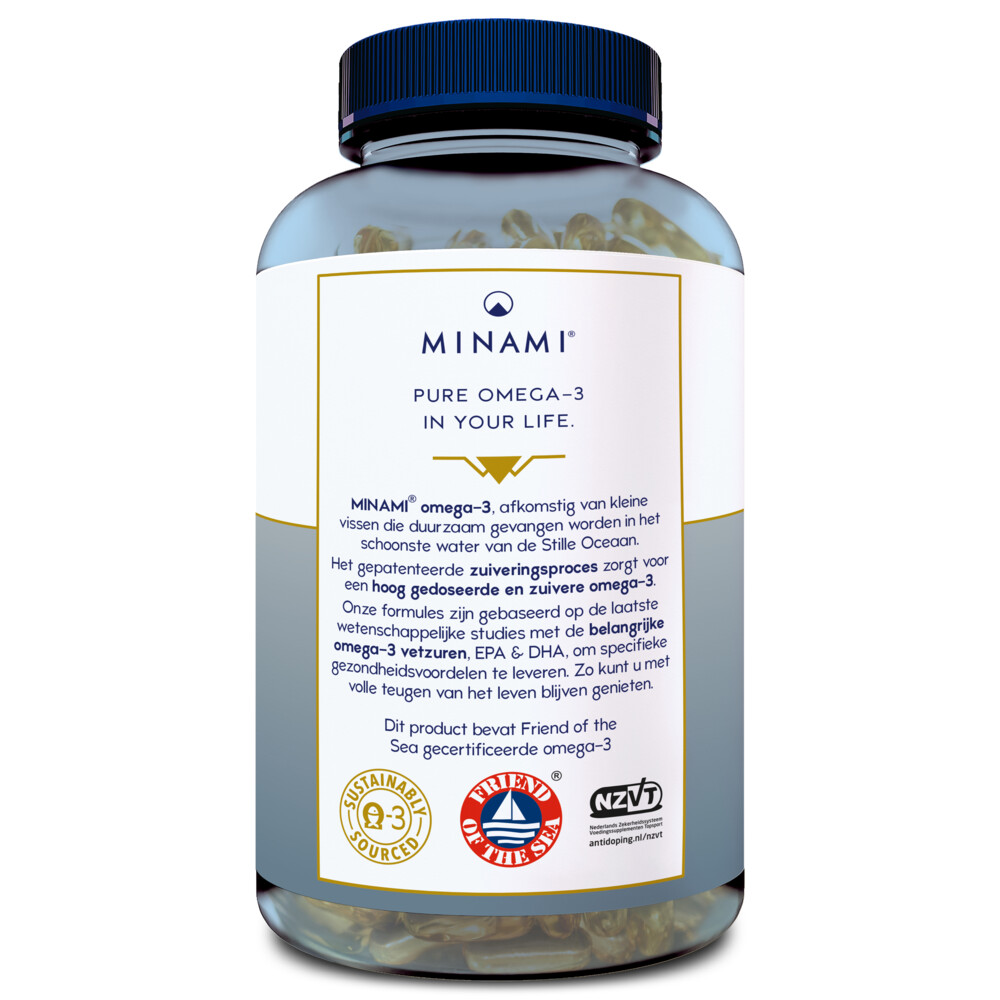 Minami MorEPA Platinum + Vitamine D3120 softgels