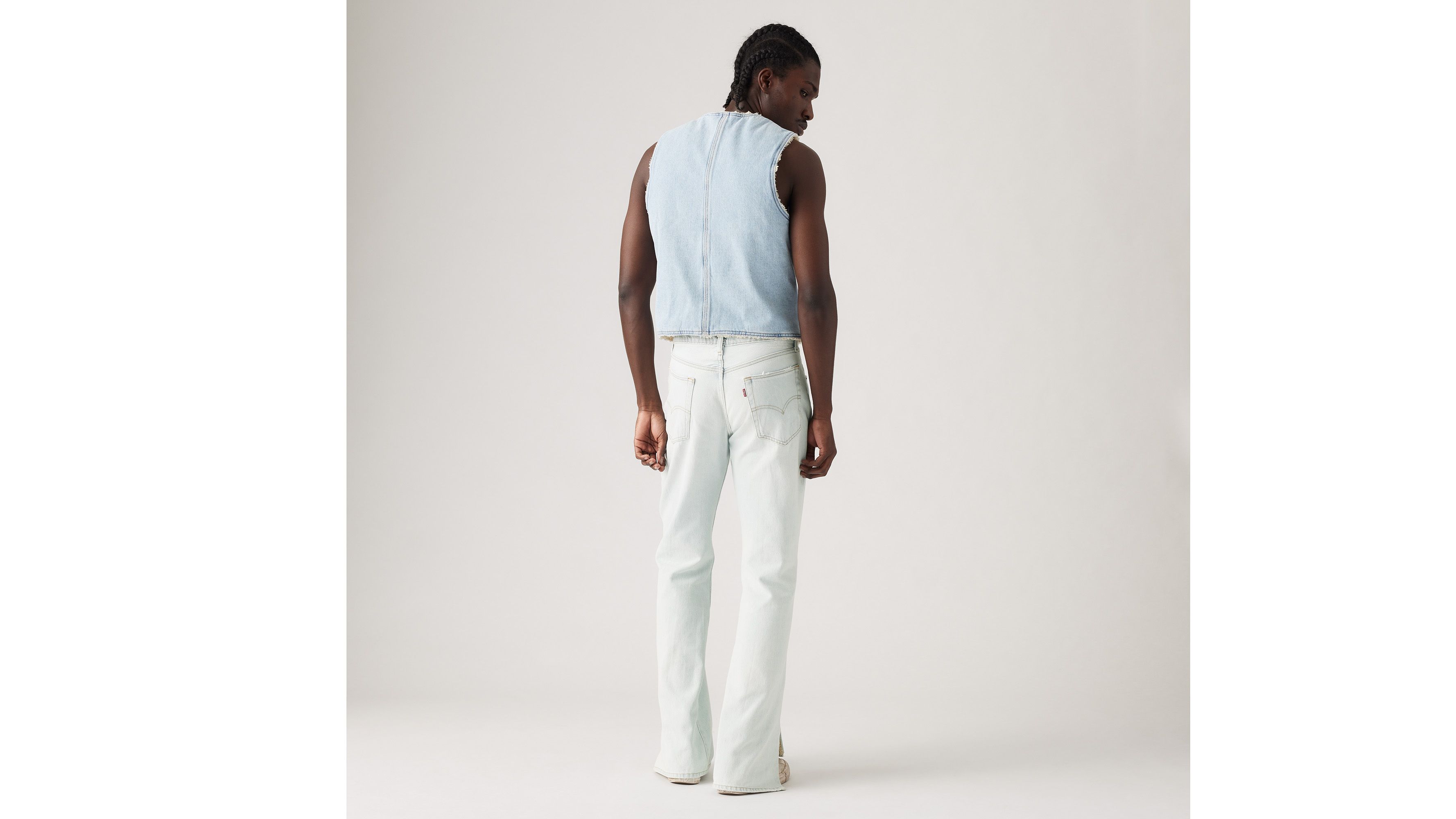 Levi's® x ERL Jean Bootcut - Light Indigo - Bleu