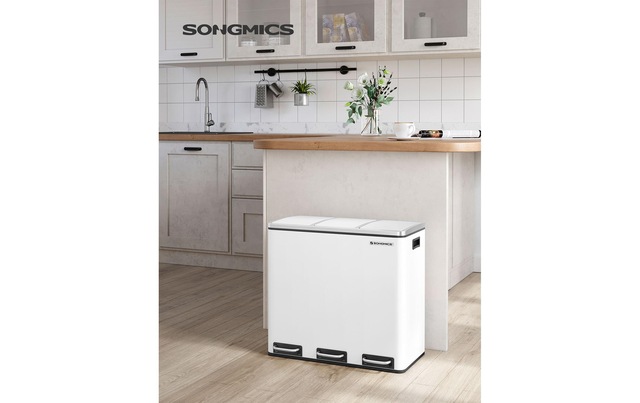 SONGMICS Mülleimer »3 x 18 l« 3 Behälter