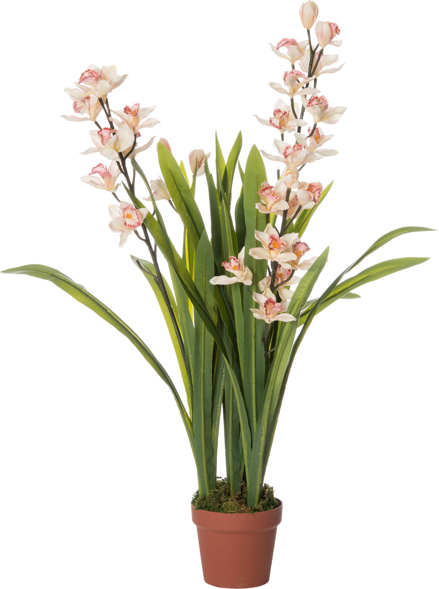 Intratuin kunstplant Cymbidium 110 cm roze