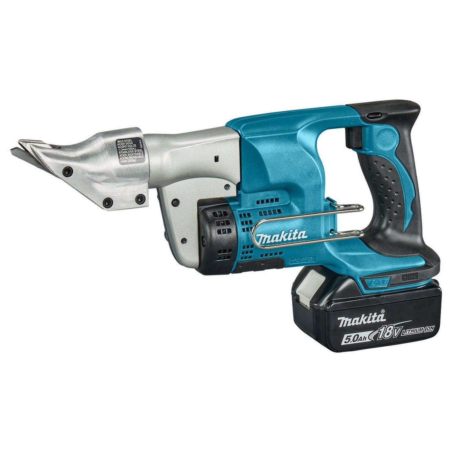 Makita DJS130RTJ Accu Plaatschaar 18V 5.0Ah in Mbox