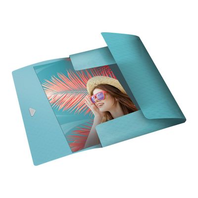 Esselte Colour'Breeze - Chemise polypro à 3 rabats - A4 - pour 150 feuilles - disponible dans différentes couleurs