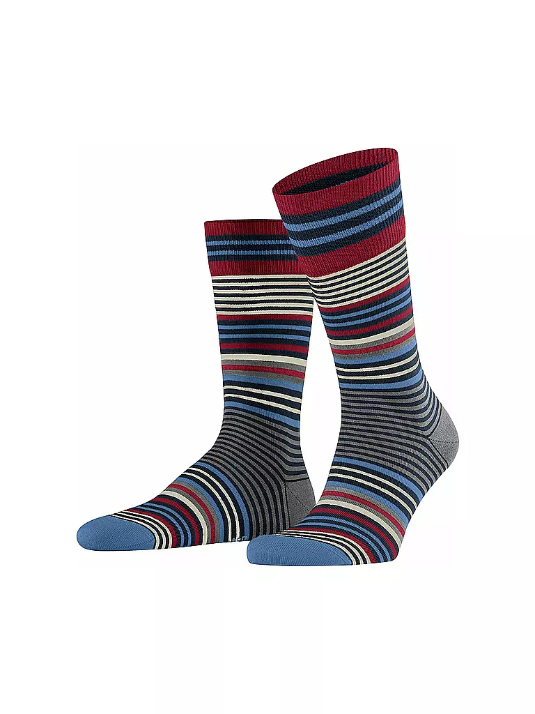 BURLINGTON Herren Socken STRIPE 40-46 marine blau