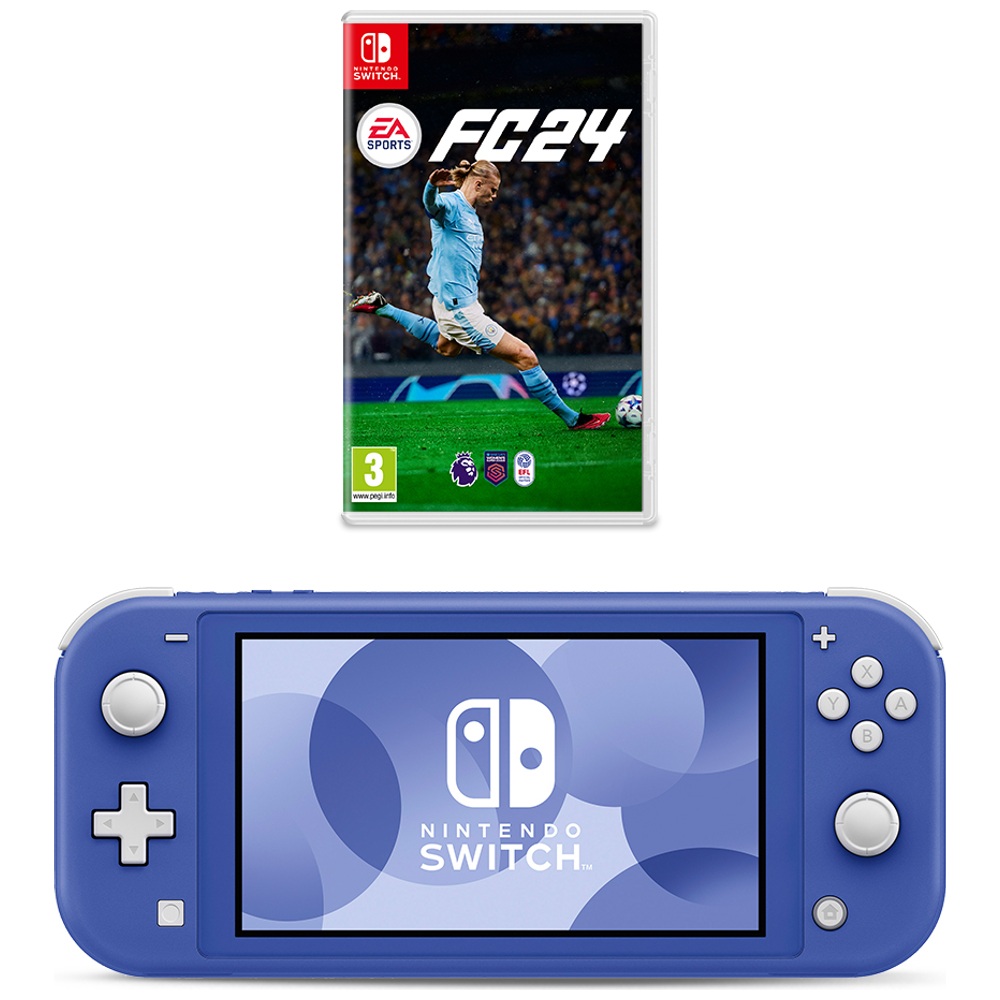 Nintendo Switch Lite (Blau) & EA Sports FC 24