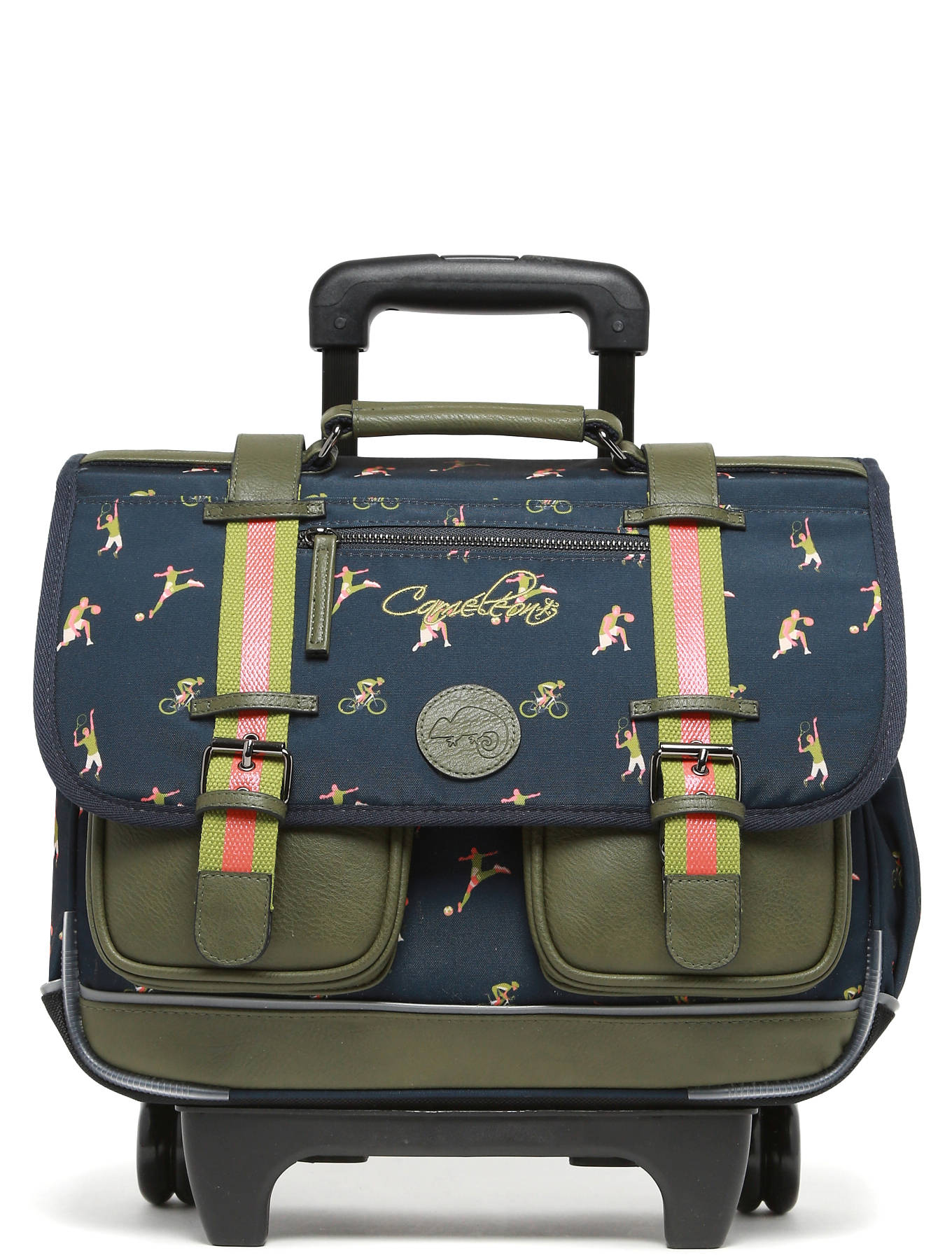 Cartable  roulettes enfant 2 compartiments CAMELEON