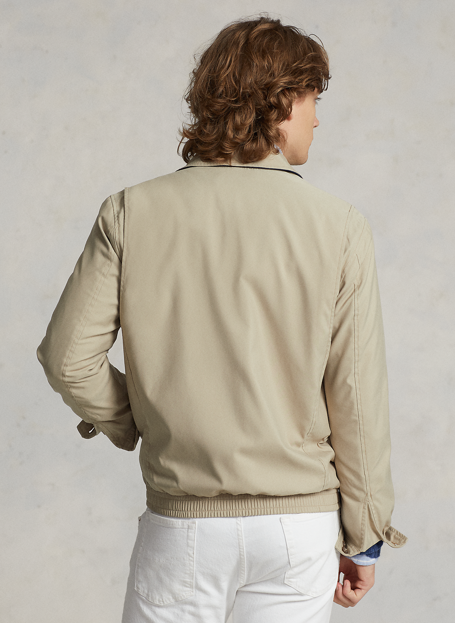 Veste col classique ample | Beige