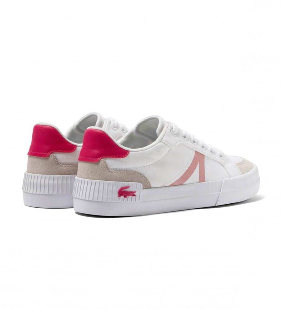 Tênis Lacoste L004 em blocos de cores branco