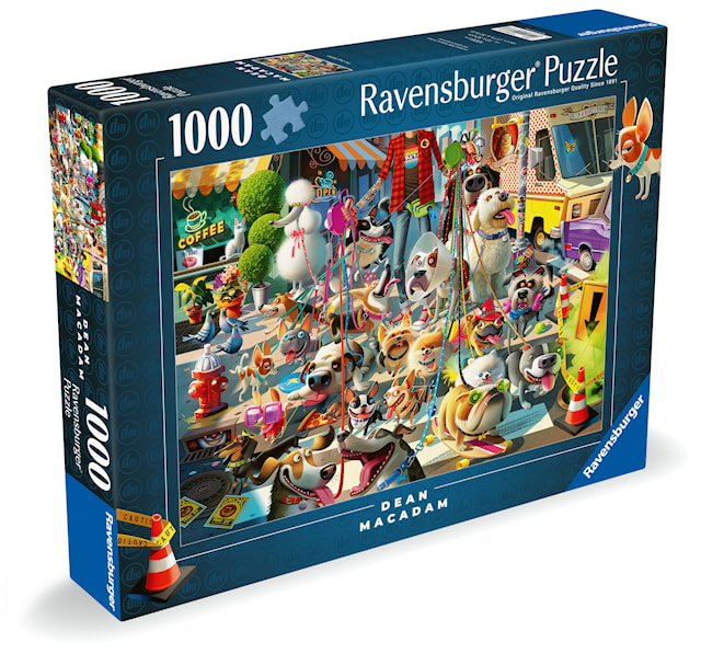 Puslespill The Dog Walker 1000 brikker, Ravensburger