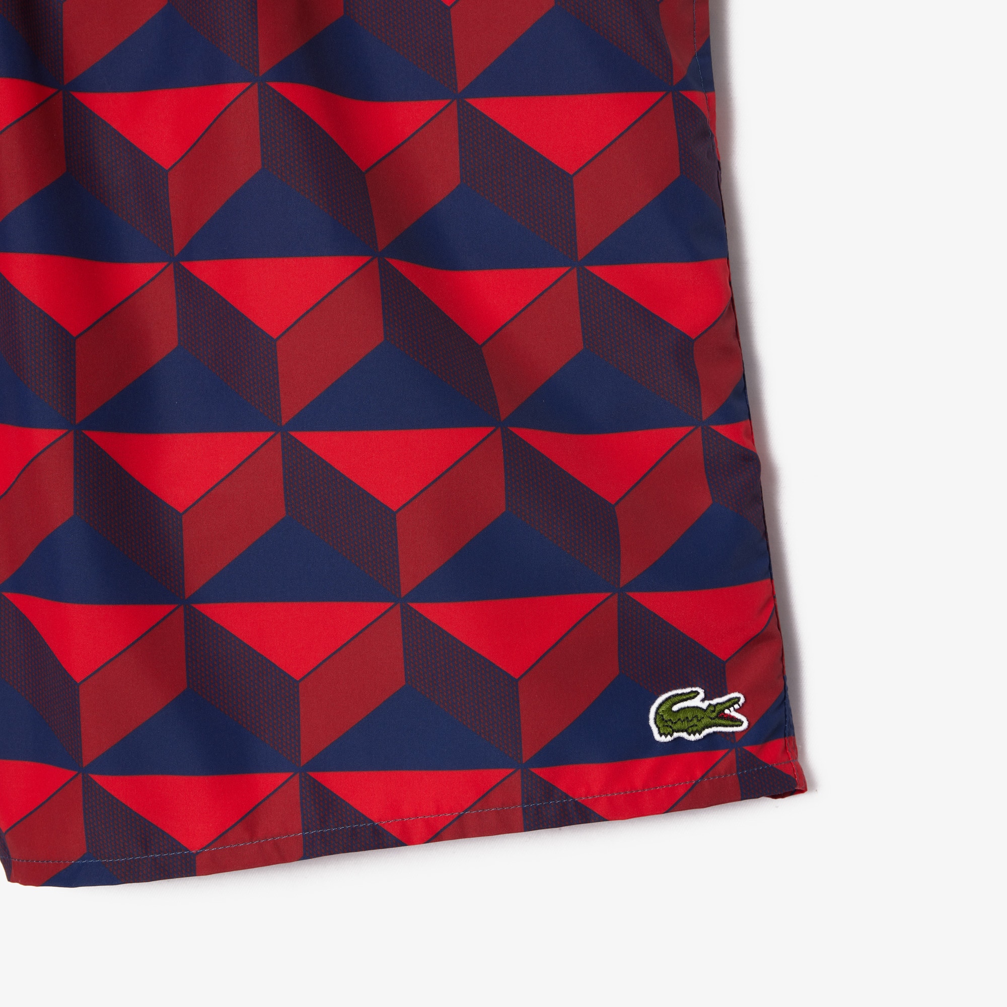 Mittellange Badehose mit Robert George Aufdruck Badebekleidung - Blau - Lacoste - Herren