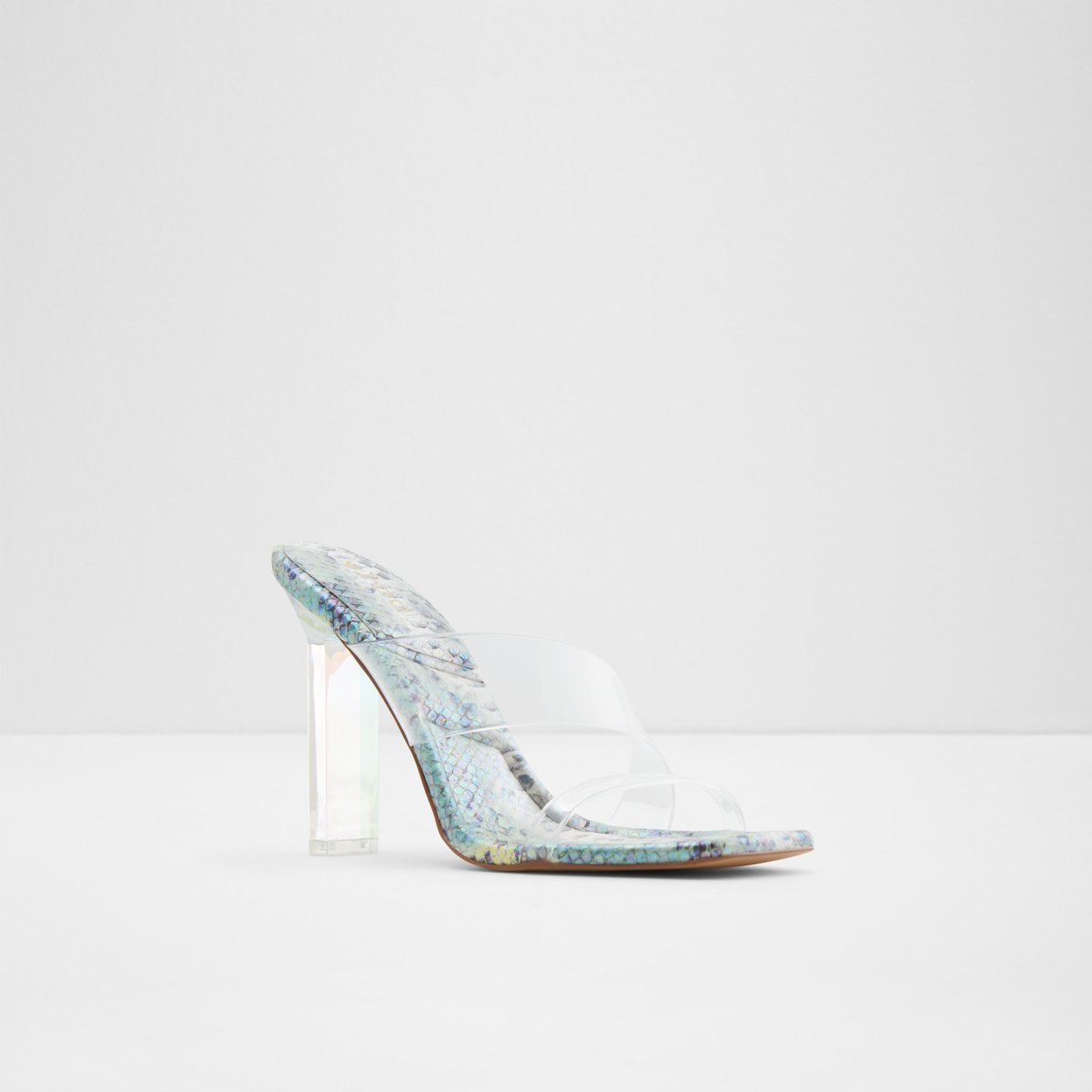 Aderra Light Green Women Mule Shoes