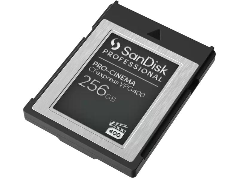 SanDisk CFexpress-Karte PRO Cinema Type B 256 GB Leistungsfähige Speicherkarte für professionelle Videofilmer und Fotografen