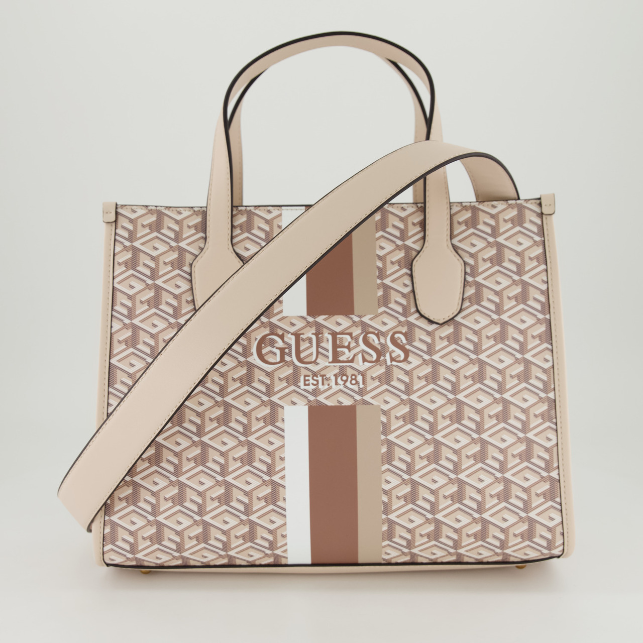 GUESS SILVANA 2 COMPARTMENT TOTE