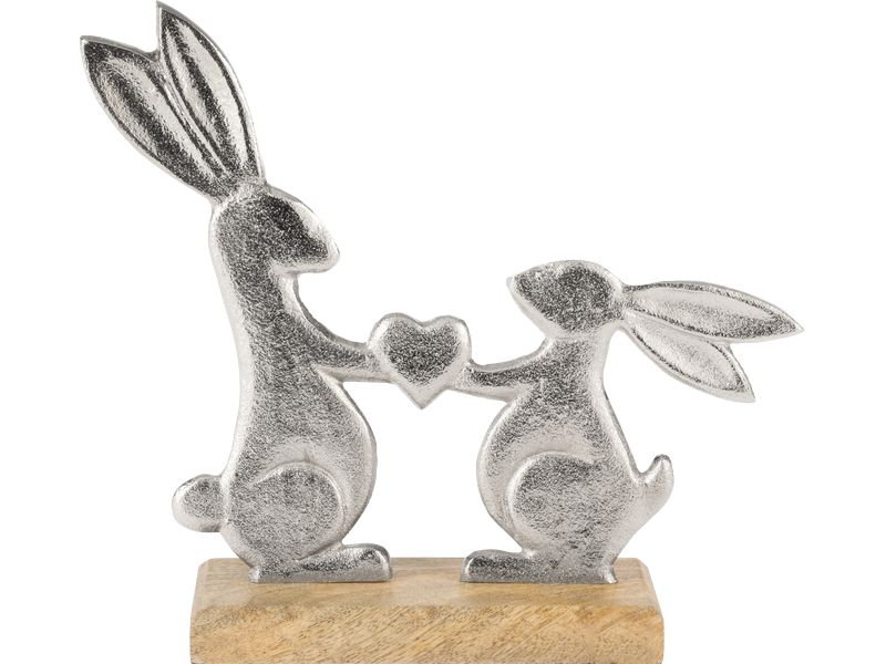 EGLO Aufsteller Amoatsy 21 cm, Braun, Silber Deko-Objekt