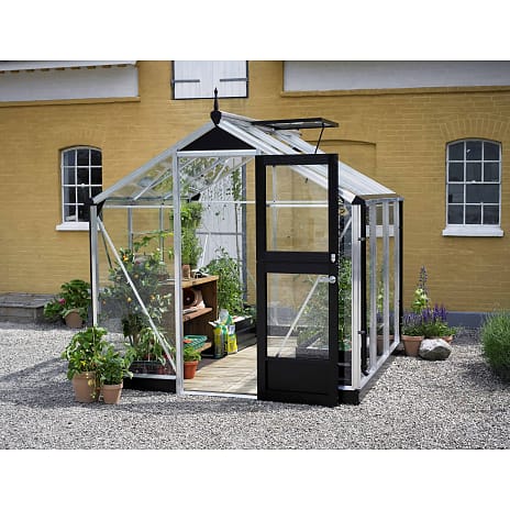 Juliana Compact drivhus - Aluminium