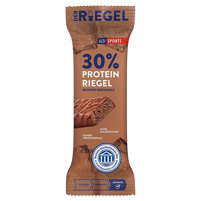 ALDI SPORTS 30 % High Protein Riegel 45 g, Schokolade