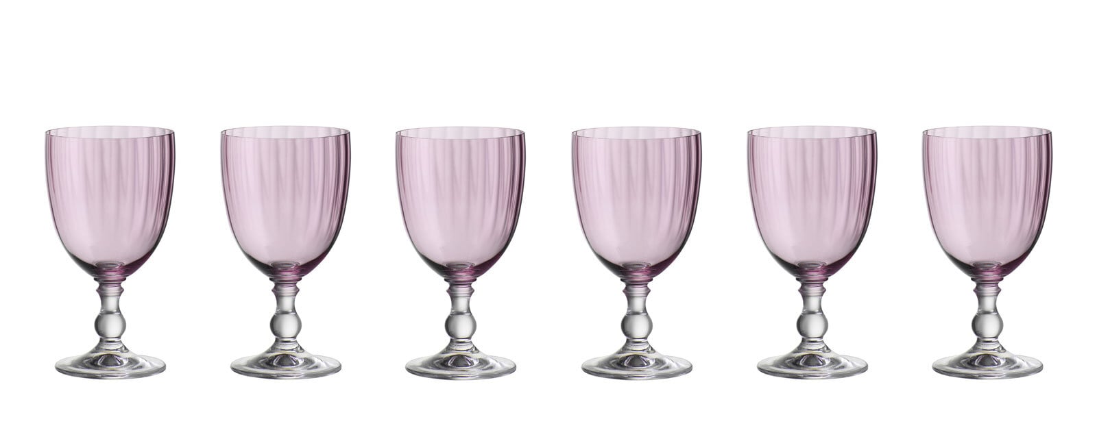 TAFELWERT Rotweinkelch GIORGIA 6er Set rosa