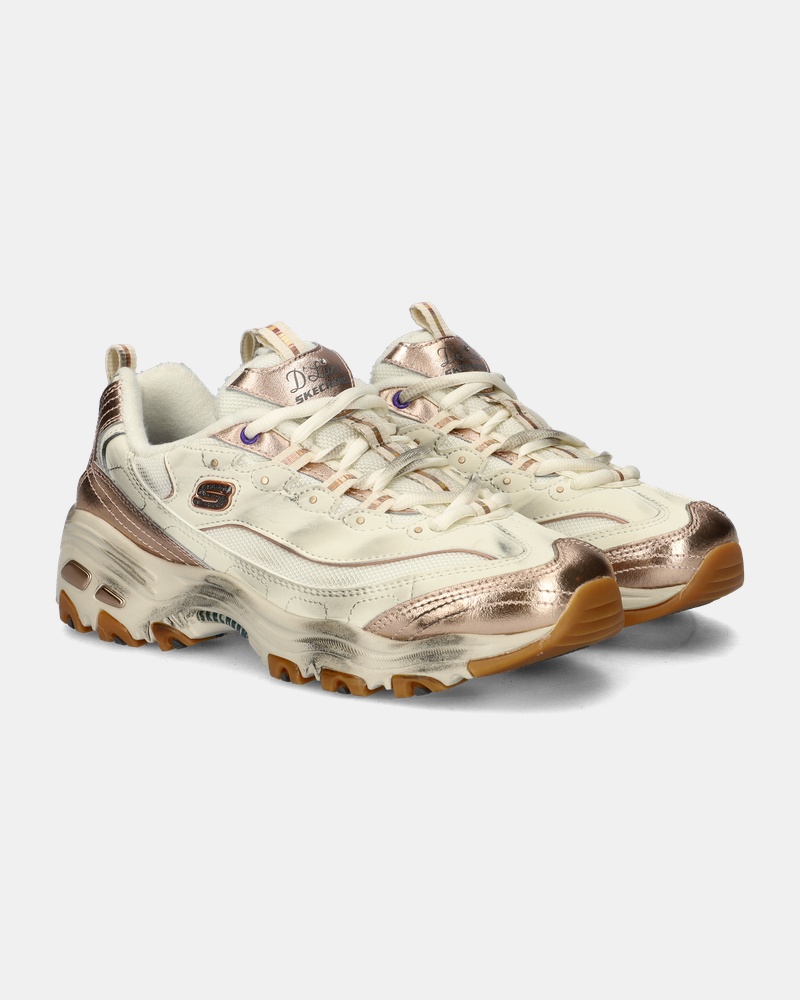Skechers D'Lites Vintage Vision Lage sneakers  - wit