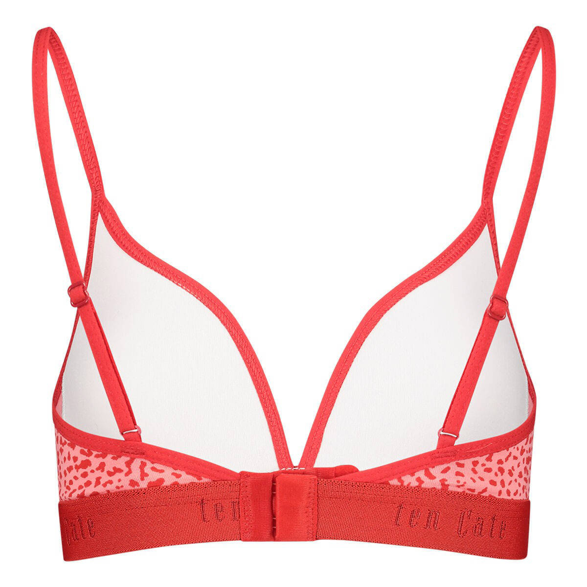 ten Cate voorgevormde tiener bh met all over print rood