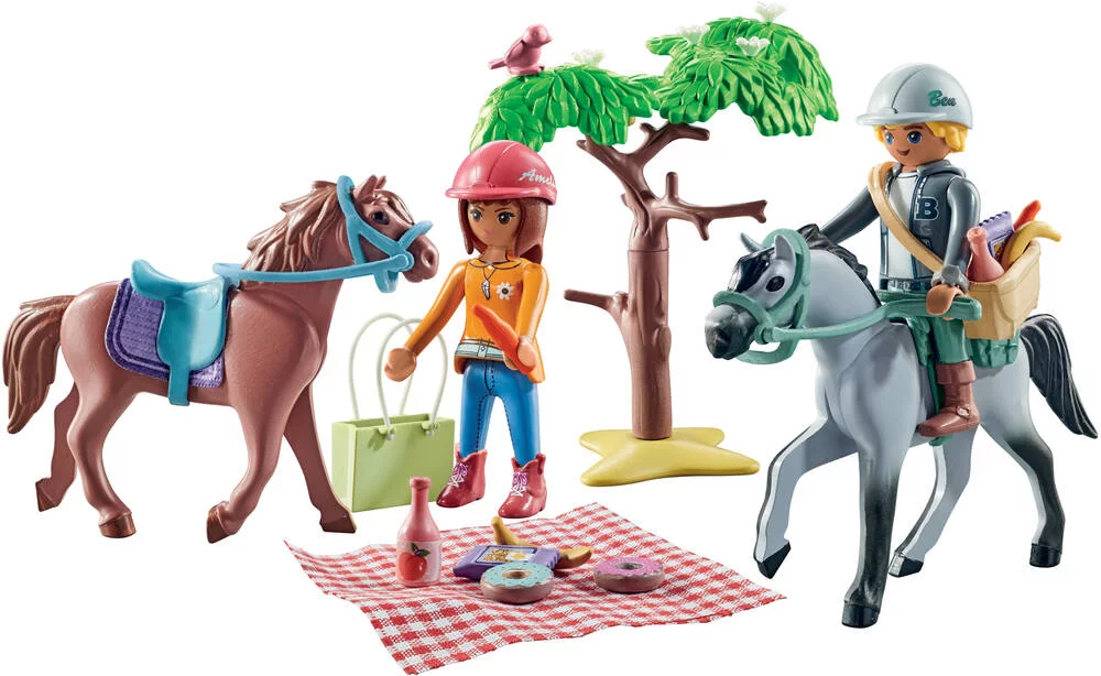 AMELIA ET BEN AVEC CHEVAUX - 71470