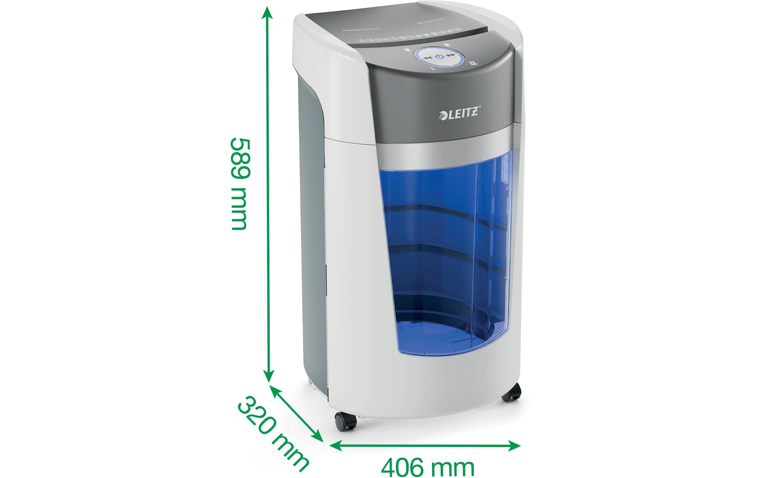 Aktenvernichter IQ OptiMax Office P-5, 10 Blatt<br>Mikroschnitt Aktenvernichter