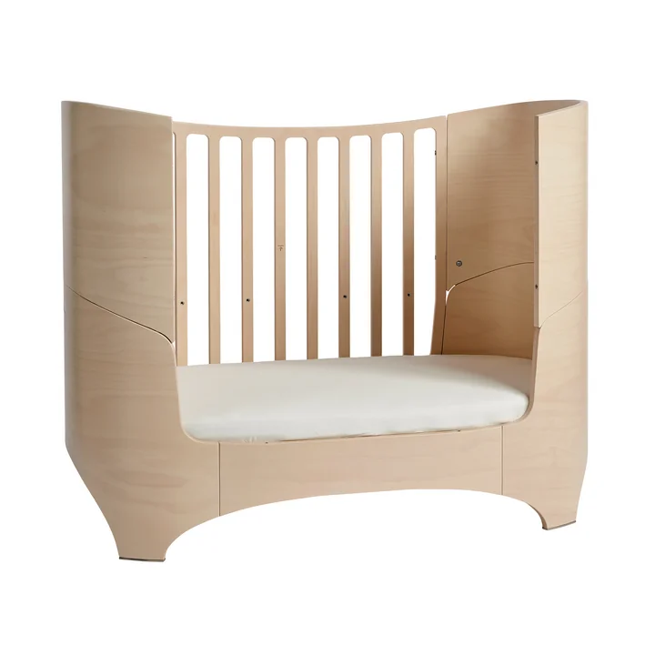 Leander - Classic Babybett 0 - 3 Jahre, 120 x 70 cm, Buche weiss