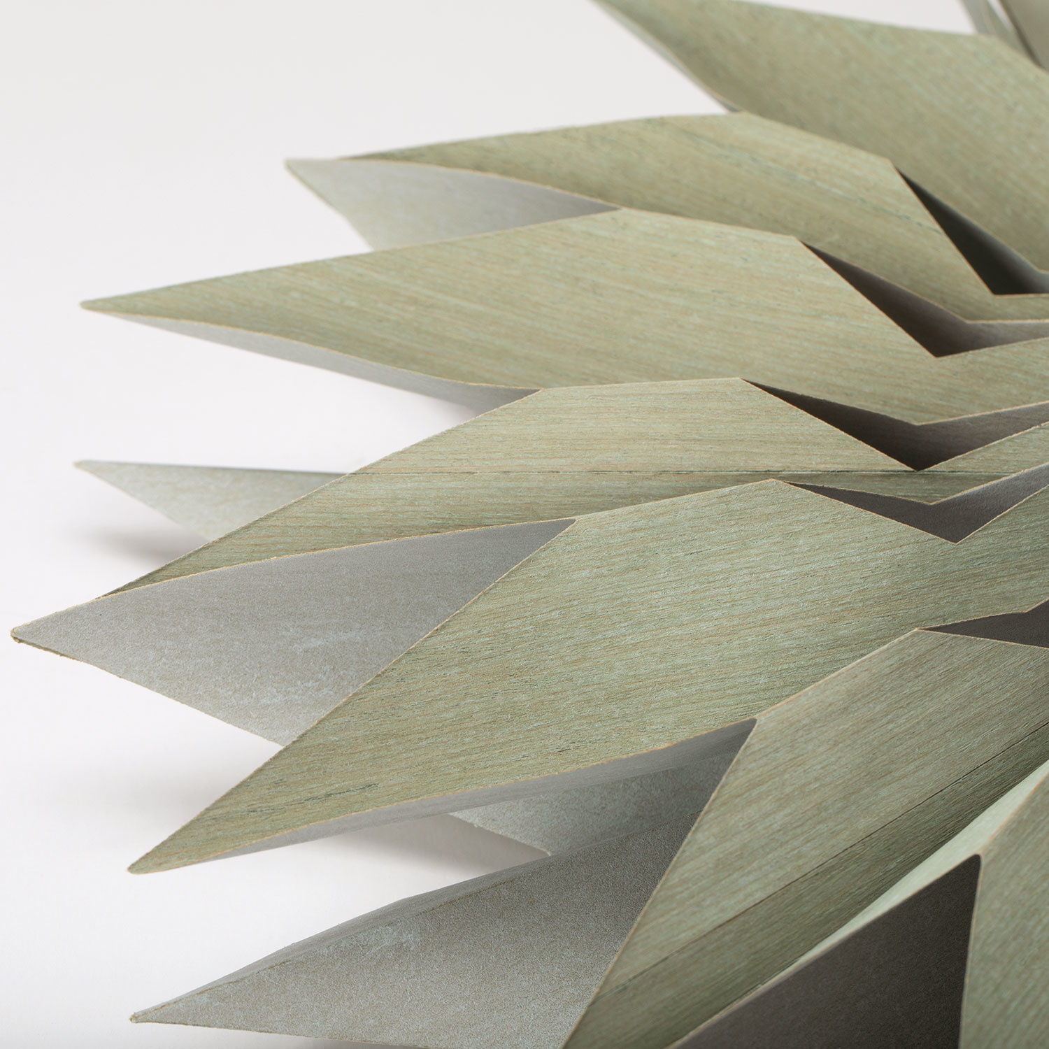 Sterne aus Recycing Papier, 2er-Set