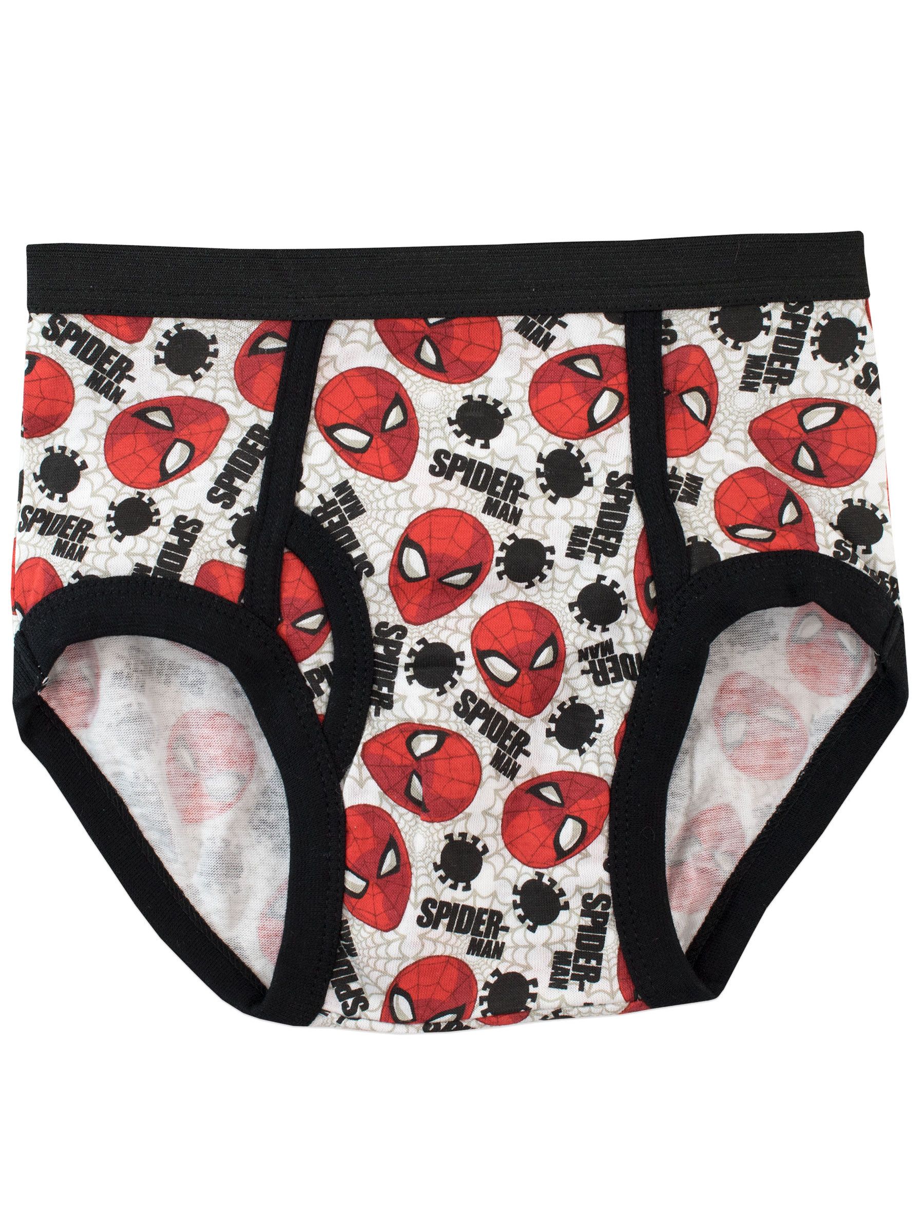 Personage Spiderman 100% katoenen slips verpakking van 5