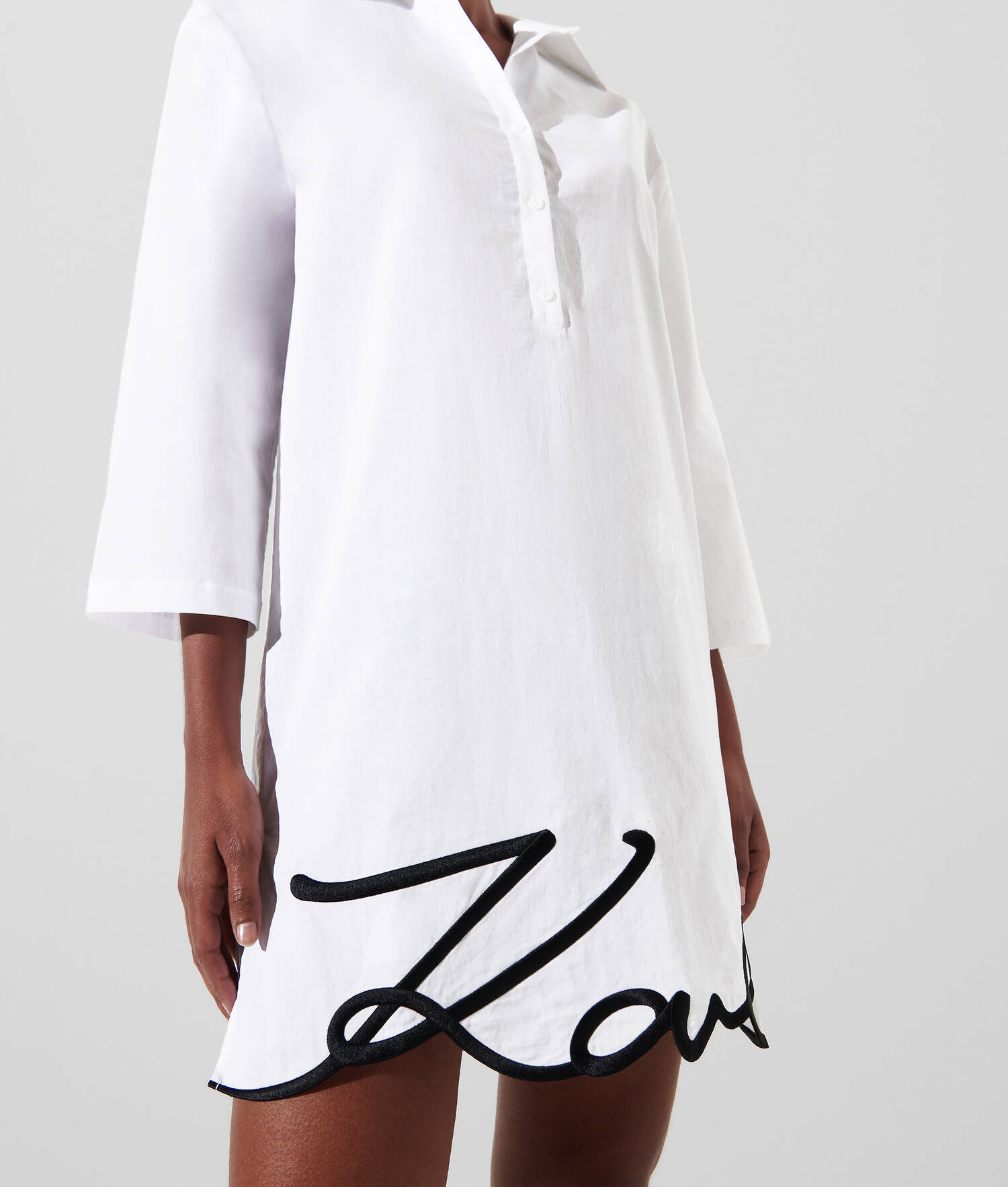 ROBE CHEMISE DE PLAGE KARL SIGNATURE