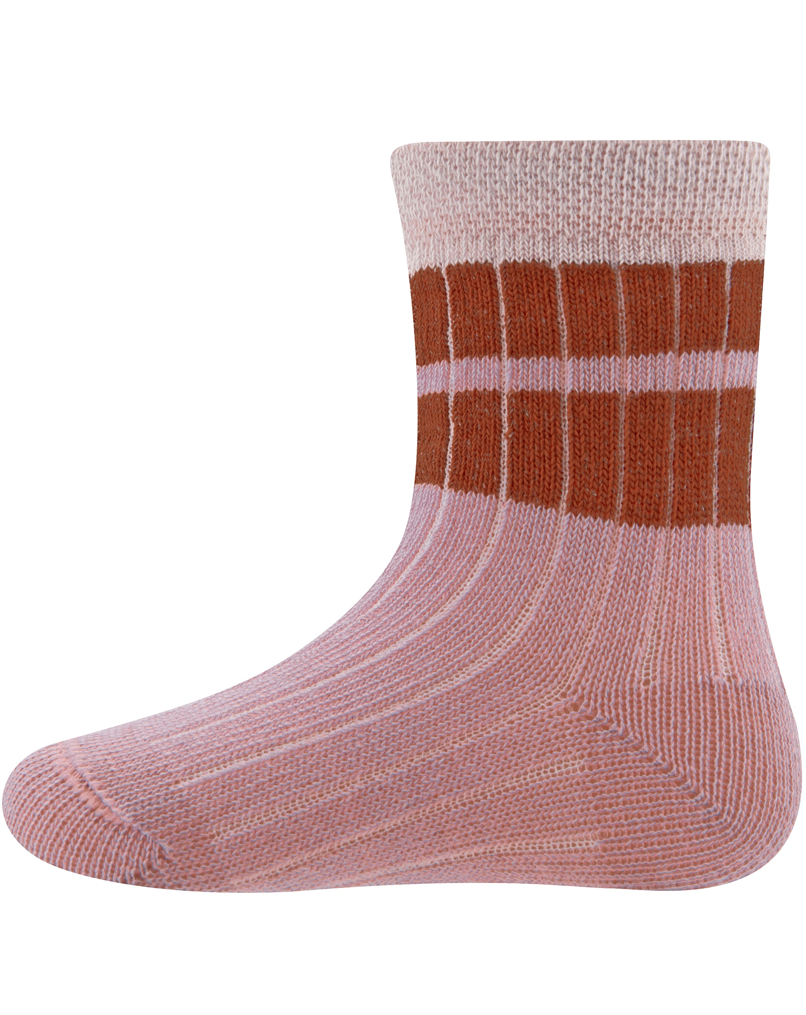 Socken RINGEL 6er Pack in rose/kupfer