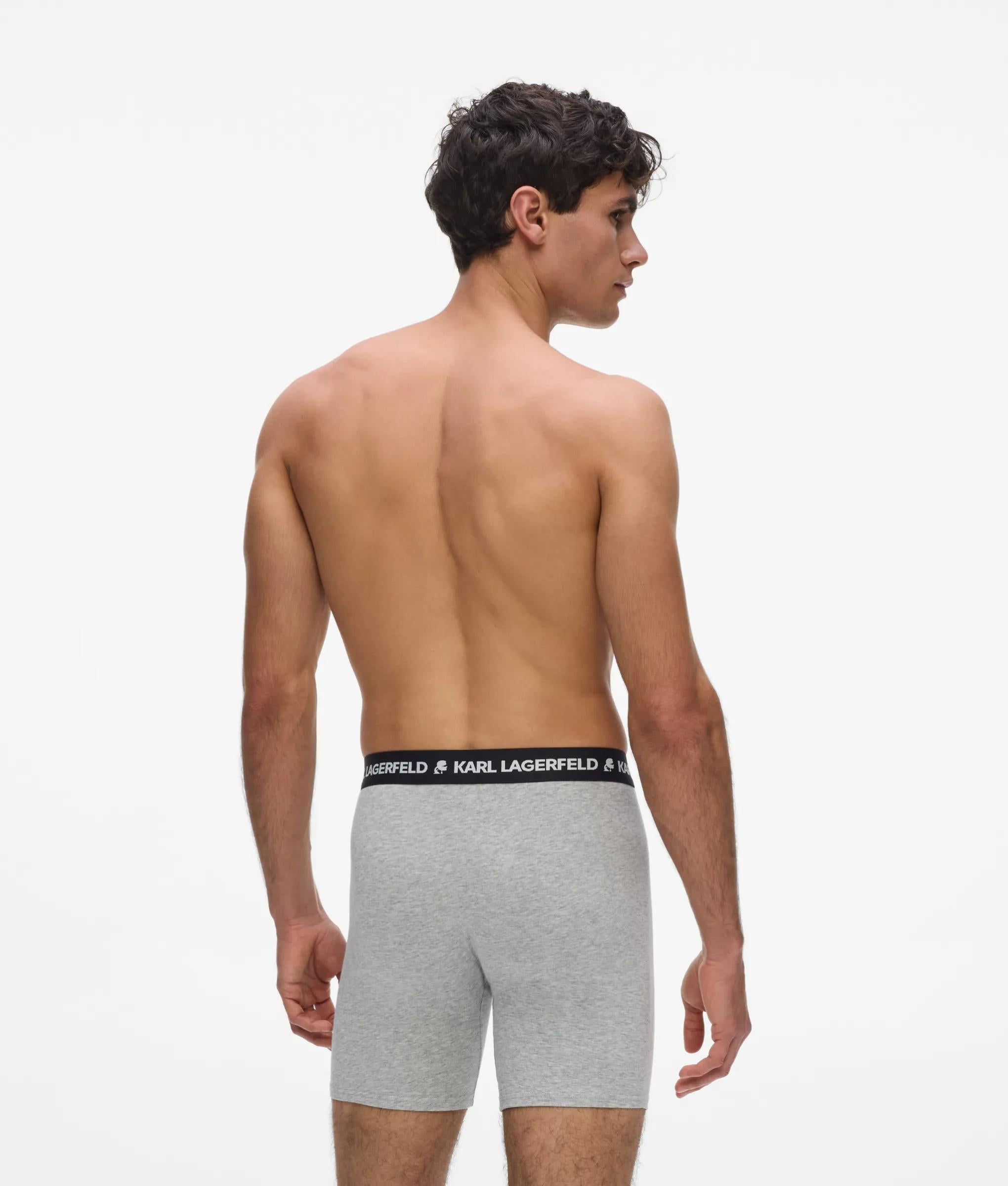 Lange boxers met logo - 3-pack