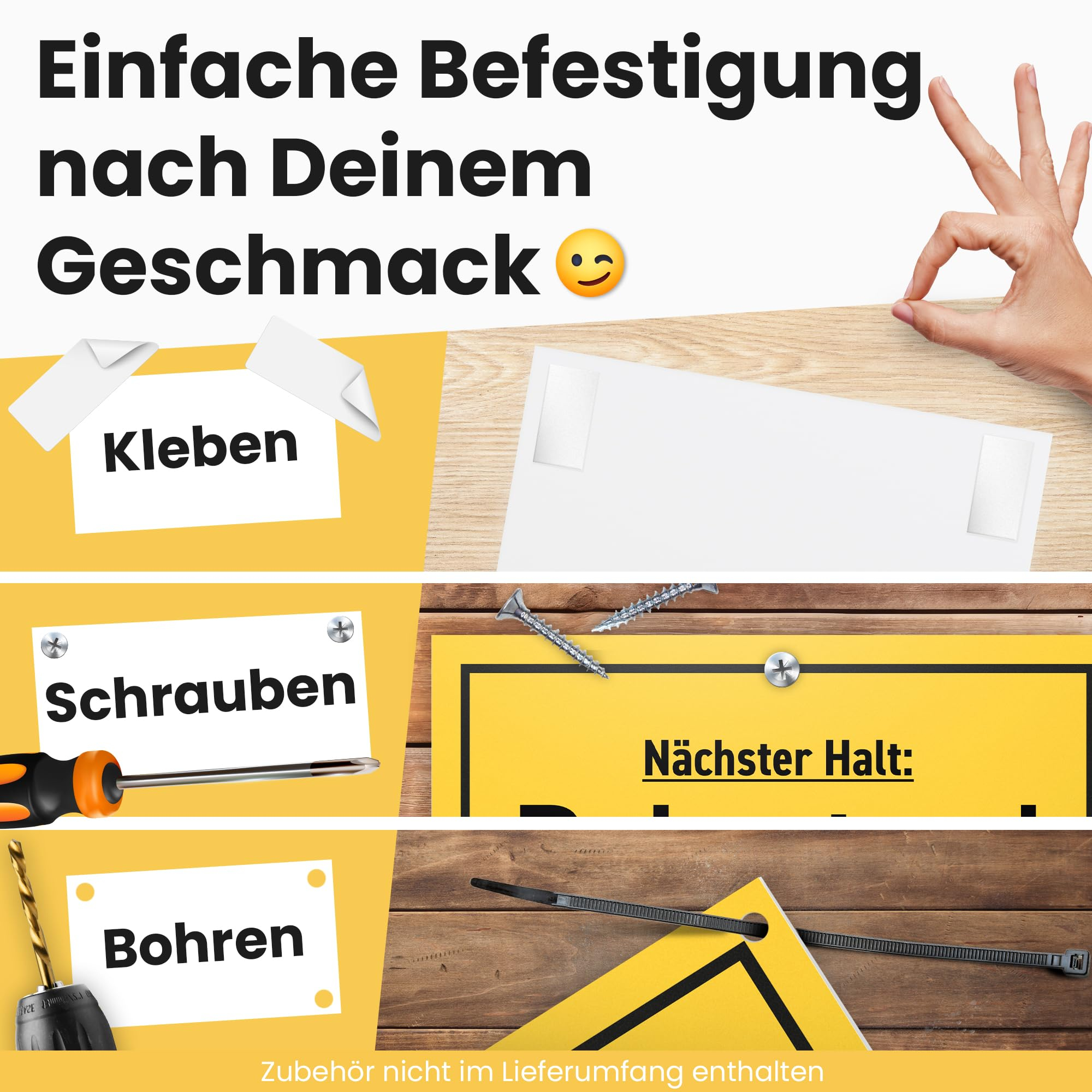 (20x30cm) Pensionierung Blechschild Wand Deko Metallbild Renten Geschenkidee - Nächster Halt: Ruhestand