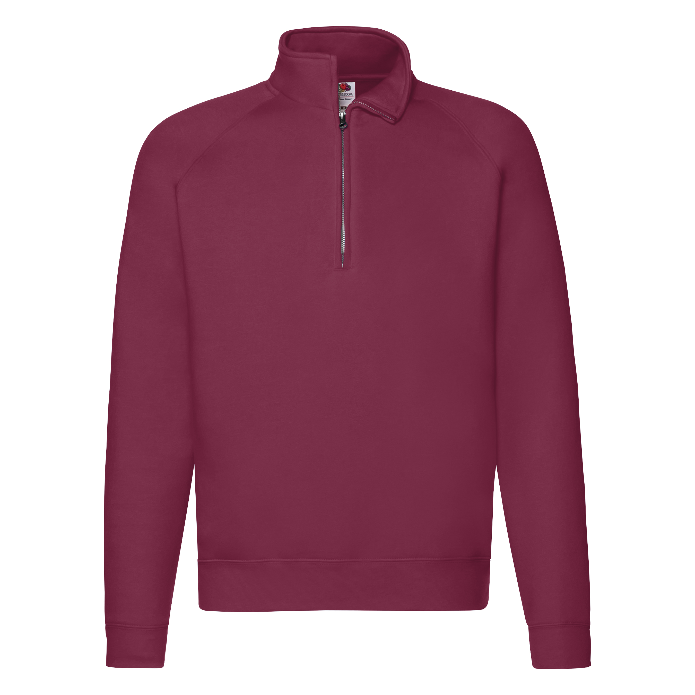 Fruit of the Loom 62-032-0 - Sweat à Col Zippé et Manches Raglan