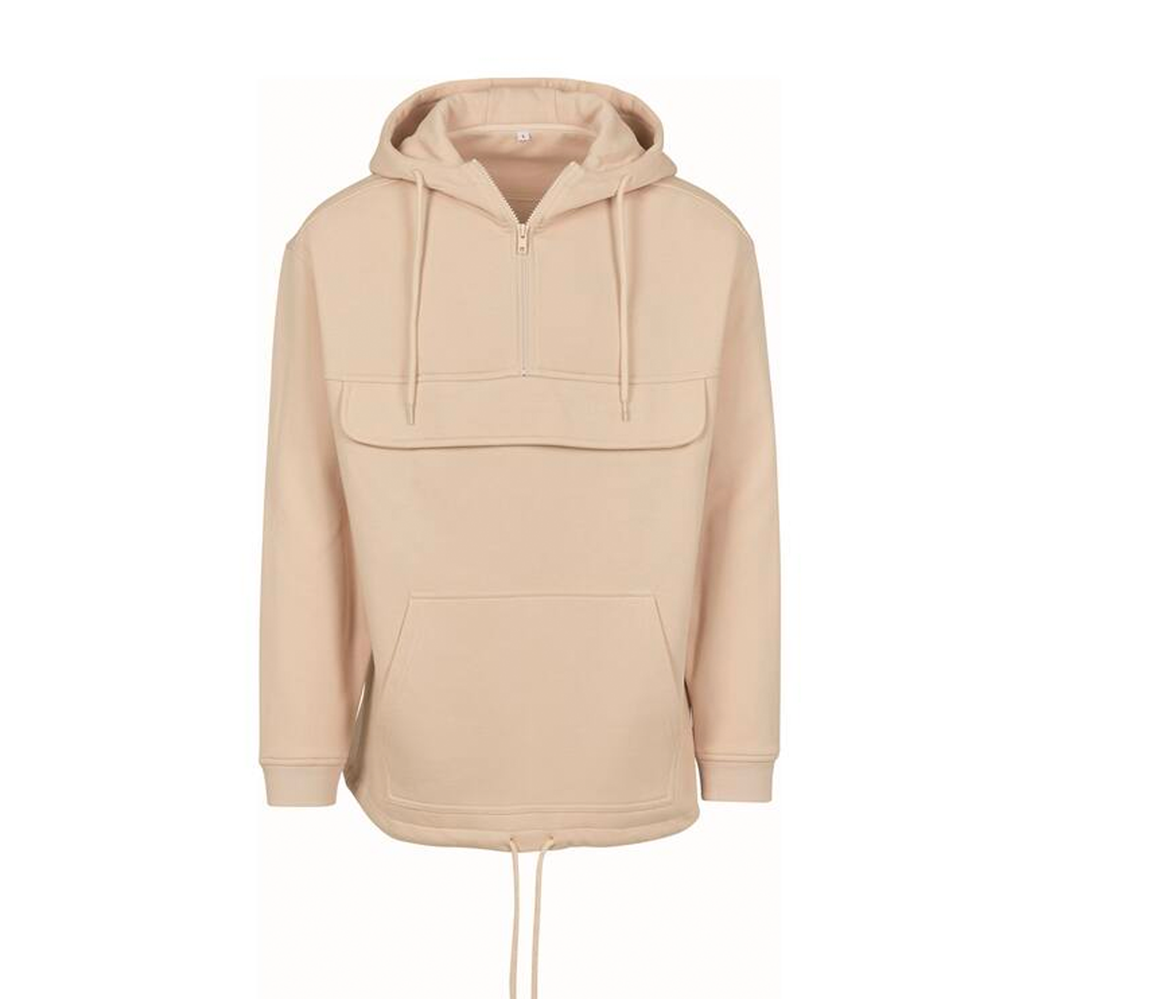 Build Your Brand BY098 - Sweat Homme À Capuche Col Zippé