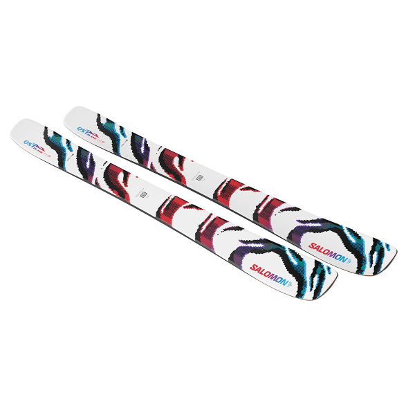 Ski SALOMON S/LAB QST BLANK WHITE/RED