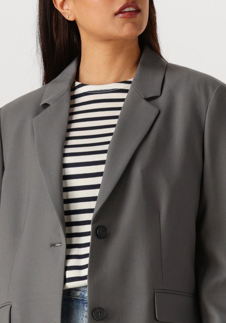 grijze closed blazer lola