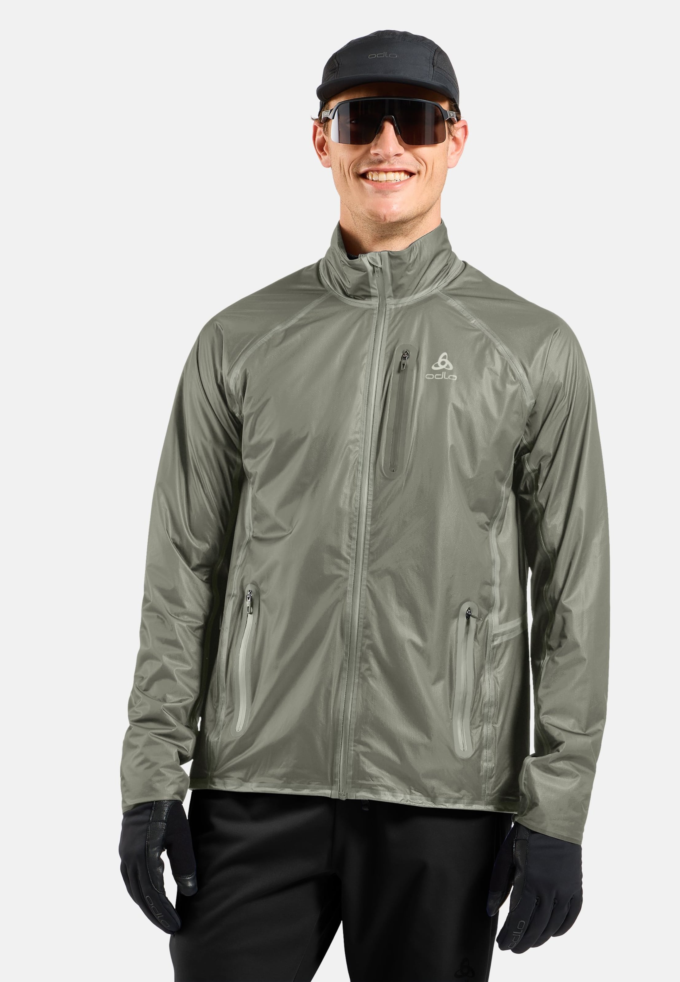 Isolierte und wasserdichte Zeroweight Dual Dry Langlaufjacke in shadow