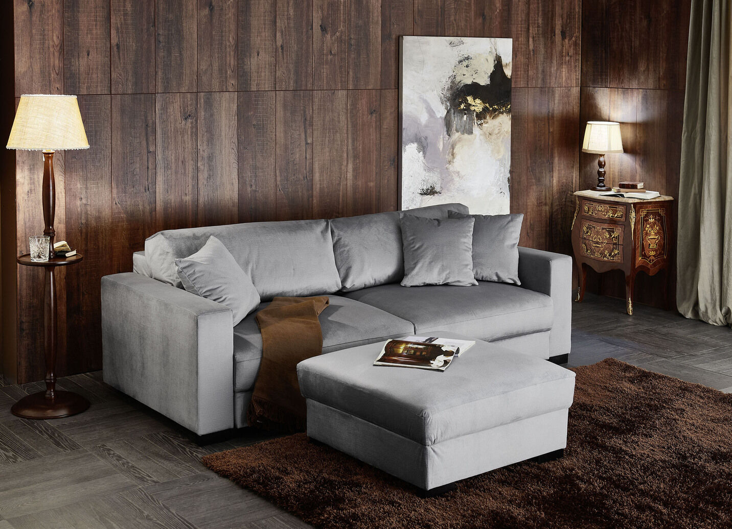 Schlafsofa mit bequemer Schaumstoffpolsterung