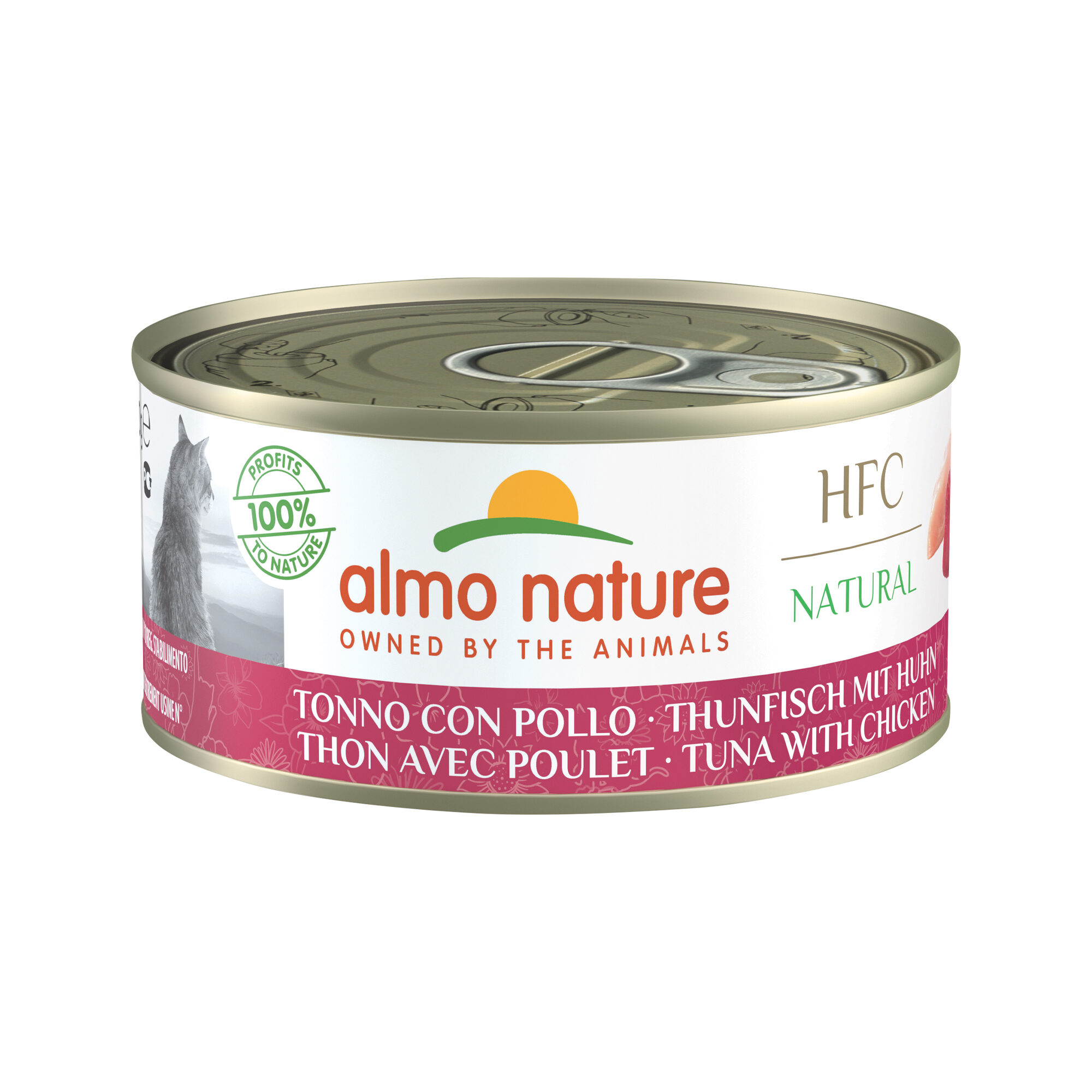Almo Nature HFC 150 Natural Kattenvoer - Tonijn & Kip