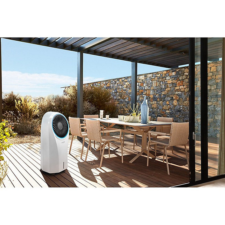 Rafraîchisseur d'air EV250WH De'longhi 3 fonctions 3 vitesses blanc