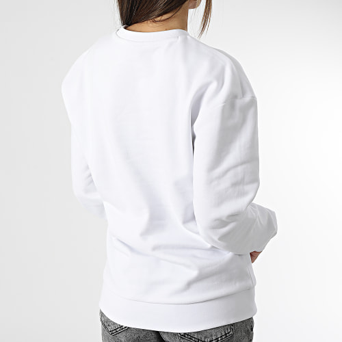 Sweat Crewneck Femme Easy 50484666 Blanc Argenté